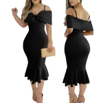 Fashion Dresses Lady Free Shipping Fall Clothing for Women