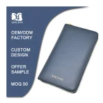 Multi-function Lightweight Card Holder Wallet High End Hanging Real Leather Wallet for Men